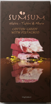 SUMSUM Dubai Pink Chocolate - Angel Hair Cotton Candy & Pistachio