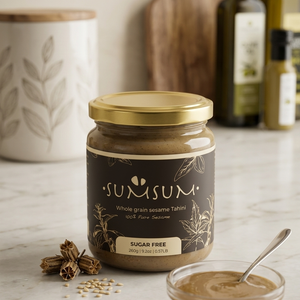 SUMSUM Whole Grain Sesame Tahini - Sugar-Free